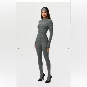 Naked Wardrobe Houndstooth Jumpsuit
